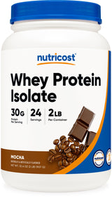 Nutricost Whey Protein Isolate (Mocha) 2LBS