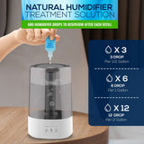 The Original Humidifier Drops - Premium Food Grade Concentrate, Slows Down Residue Accumulation on Surfaces, Minimizes Scaling - Freshens Water in All Humidifier Models, 100+ Day Supply, Made in USA