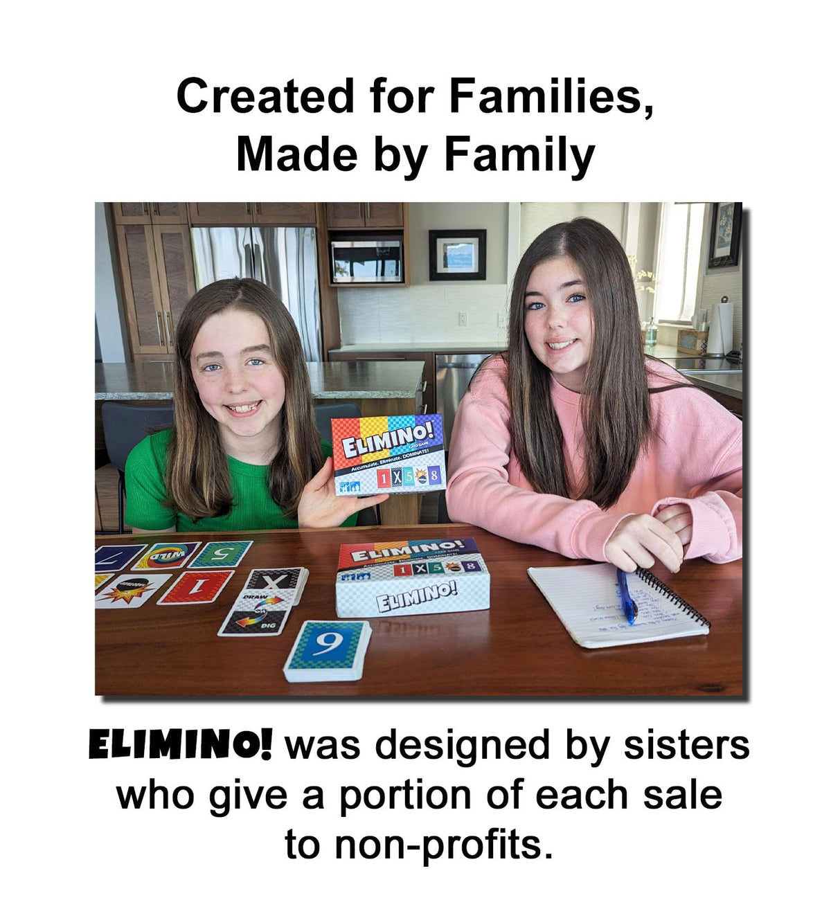 Elimino Family Card Game – Fast-Paced Game of Luck & Sabotage | Ages 7+