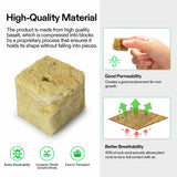 VIVOSUN 1.6" Rockwool Cubes, 4 Sheet of 112 Plugs Stonewool Starter