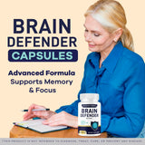 (2 Pack) Brain Defender - Official Brain Defender Supplement Advanced Pills, Natural Brain Defender Brain and Memory Support, Brain Defender Health & Wellness Multivitamin, 120 Capsules for 2 Months