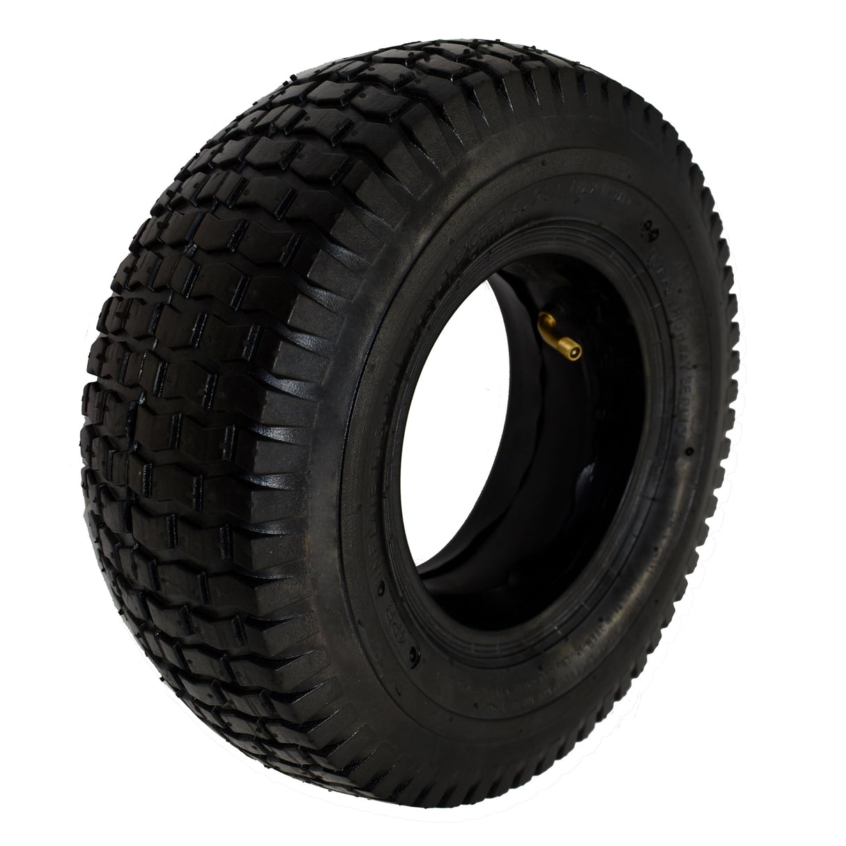 QsEzDo 13x 5.00-6 Tire and Inner Tube (1 Set) by Air Filled, 4PR and max 35 PIS (2BAR), Fits 6-Inch Rim, work for Wheelbarrow Hand Truck Tool Cart Garden Carts. (13x5.00-6 Tire and Tube TR87)