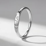Engraved Rings for Women, Custom Name Ring and Personalized Rings for Women
