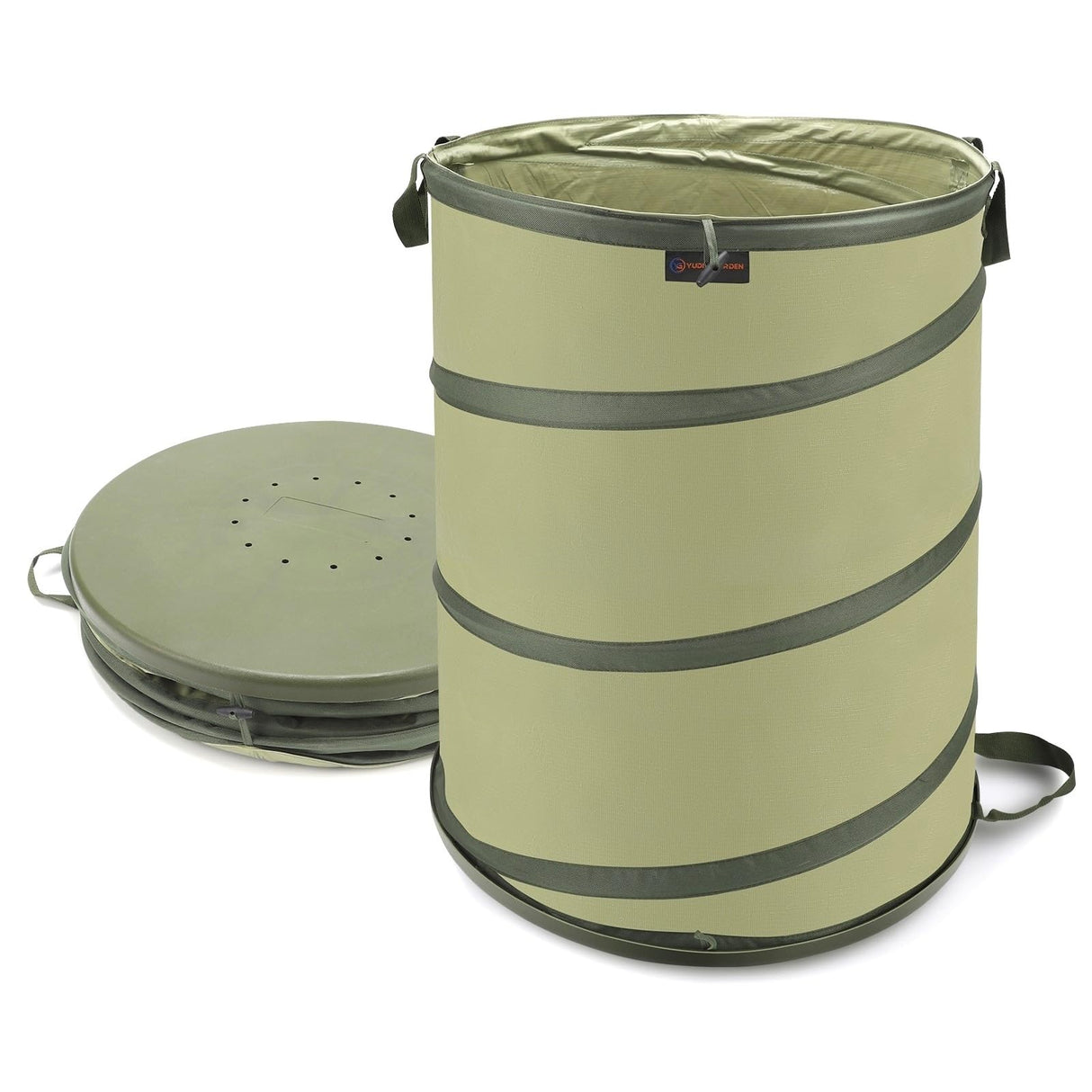 YUDI & GARDEN 45 Gallon Hard Bottom Collapsible Garden Bag