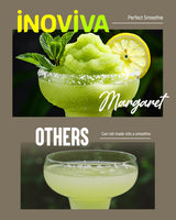 Slushie Machine, 88 oz INOVIVA Slushy Machine for Home with Self-Cleaning Function, No Ice Needed, Professional Frozen Drink Maker, 5 Preset Programs, Frozen Margaritas, Frappés, Milkshake, and More