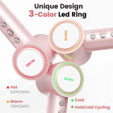 Hair Dryer, 110,000 RPM High-Speed Ionic Blow Dryer for Fast Drying, Professional Lightweight Hairdryer with Diffuser, Magnetic Nozzle, 4 Temps & 2 Speeds, Low Noise for Travel & Home - Pink