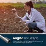 Varomorus Soil Sampler Probe Stainless Steel Tubular T-Style Handle. (12 inch)