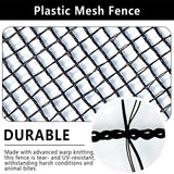 POYEE Deer Fence Netting 5x100ft Plastic Mesh Netting for Garden Protection