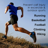 Heekooi Calf Brace, Shin Splint Compression Sleeve (1 Pair) for Swelling, Edema, Hiking, Training, Adjustable Calf Support, Shin Brace for Men and Women