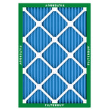 Filterbuy 14x20x1 Air Filter MERV 13 Optimal Smoke & Allergy Defense (6-Pack), Electrostatic Pleated HVAC AC Furnace Filters Replacement (Actual Size: 13.50 x 19.50 x 0.75)