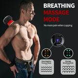 DeeWaves Smart Cupping Massage Therapy Set 2 Pcs, Electric Therapy Massager Kit, Therapy Device, Gua Sha Massage Tool for Pain Relief, Neck Shoulder Back Muscle Soreness (Black)