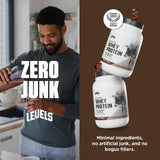 Levels Grass Fed Whey Protein Powder, No Artificials, 24G of Protein, Chocolate Mocha, 2LB