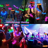 Halloween Light Up Party Favors for Kids 24PCS,Glow Stick Bracelet Necklace