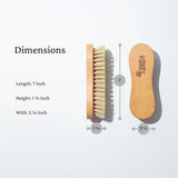 Konex Heavy-Duty Peanut-Shaped Brush 2-Pack, Durable and Long-Lasting Design for Tough Surfaces, Home and Industrial Use