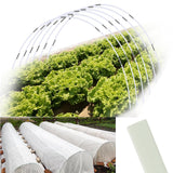 Sunwuk Greenhouse Hoops 20pcs, Garden Hoops for 1-3.5ft Wide Raised Bed, 5 Sets of 5.6ft Long Super Bendable Fiberglass Support Frame, Small Garden Tunnel for Row Cover (S Size)