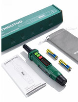 STMOUTUO Gas Leak Detector for RV & Home - Detects Propane, Methane & Combustible Gases, 2 Batteries Included (Green)