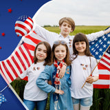 Inbagi American Flag Lapel Pins Bulk USA Waving Flag Pins Memorial Day Veteran Gifts Souvenir Hat Men Women Patriotic (50 Pcs)