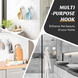 MOTAIPEAK Suction Cup Hooks for Shower,Removable Shower Towel Suction Hooks for Bathroom Wall,Kitchen,Glass,Mirror,Tile to Hang Robes,Loofah-White(2-Pack)