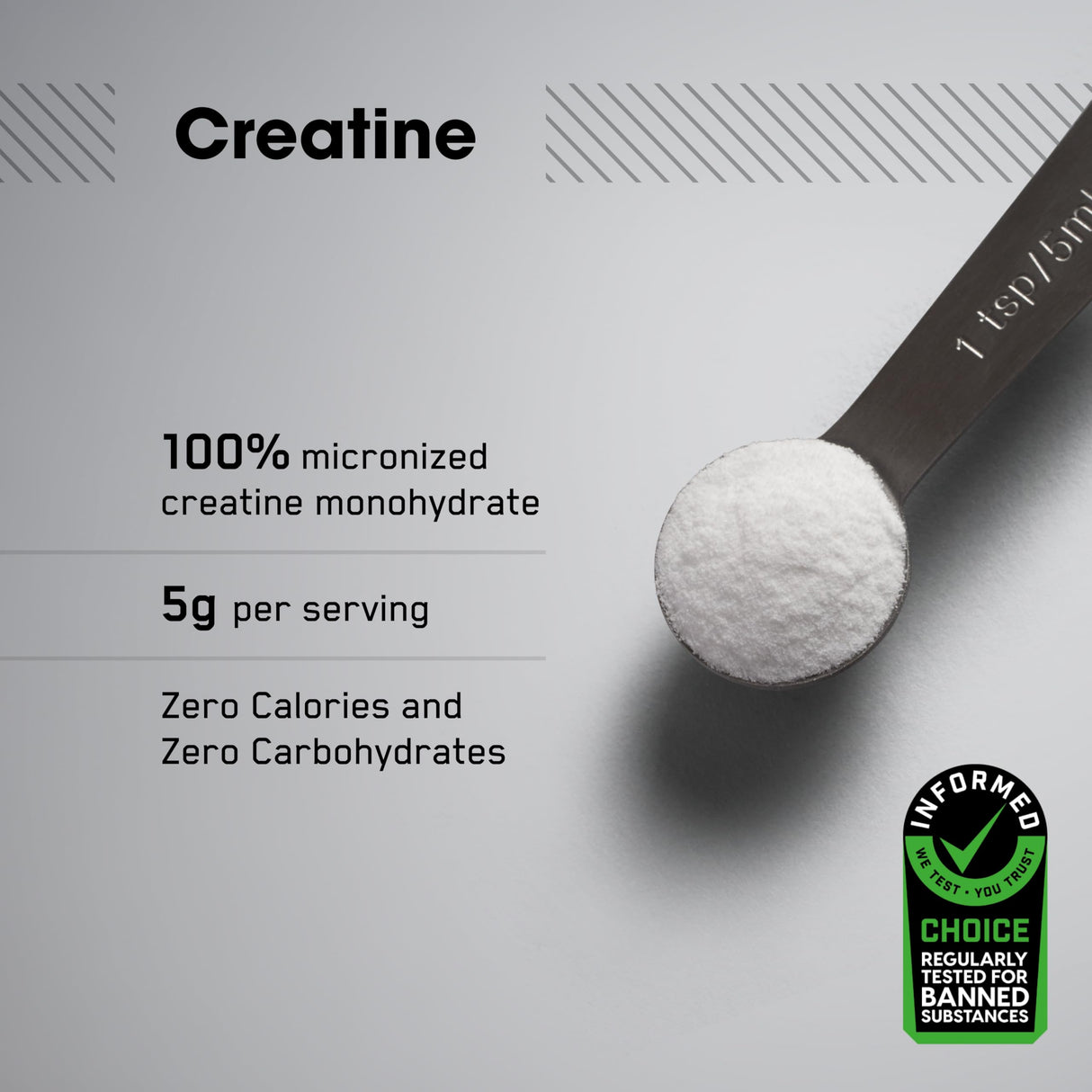 Optimum Nutrition Micronized Creatine Monohydrate Powder, Unflavored, 120 Servings, 600 Grams (Packaging May Vary)