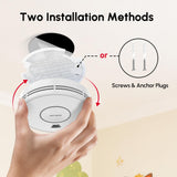 KARUOTOP 10-Year Battery Smoke and Carbon Monoxide Detectors, Fire Alarm CO Detector with Large Test/Silence Button, Easy Adhesive or Screw Mount, 6-Pack