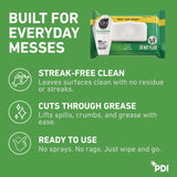 PDI Sani-Professional Cleaning Wipe, Multi-Surface, Fresh Scent, Degreasing, Non - Streak, For Kitchen, Restaurant Tables, Glass, Treated Wood, 90 Count, Pack of 12 (1080 Total Wipes)