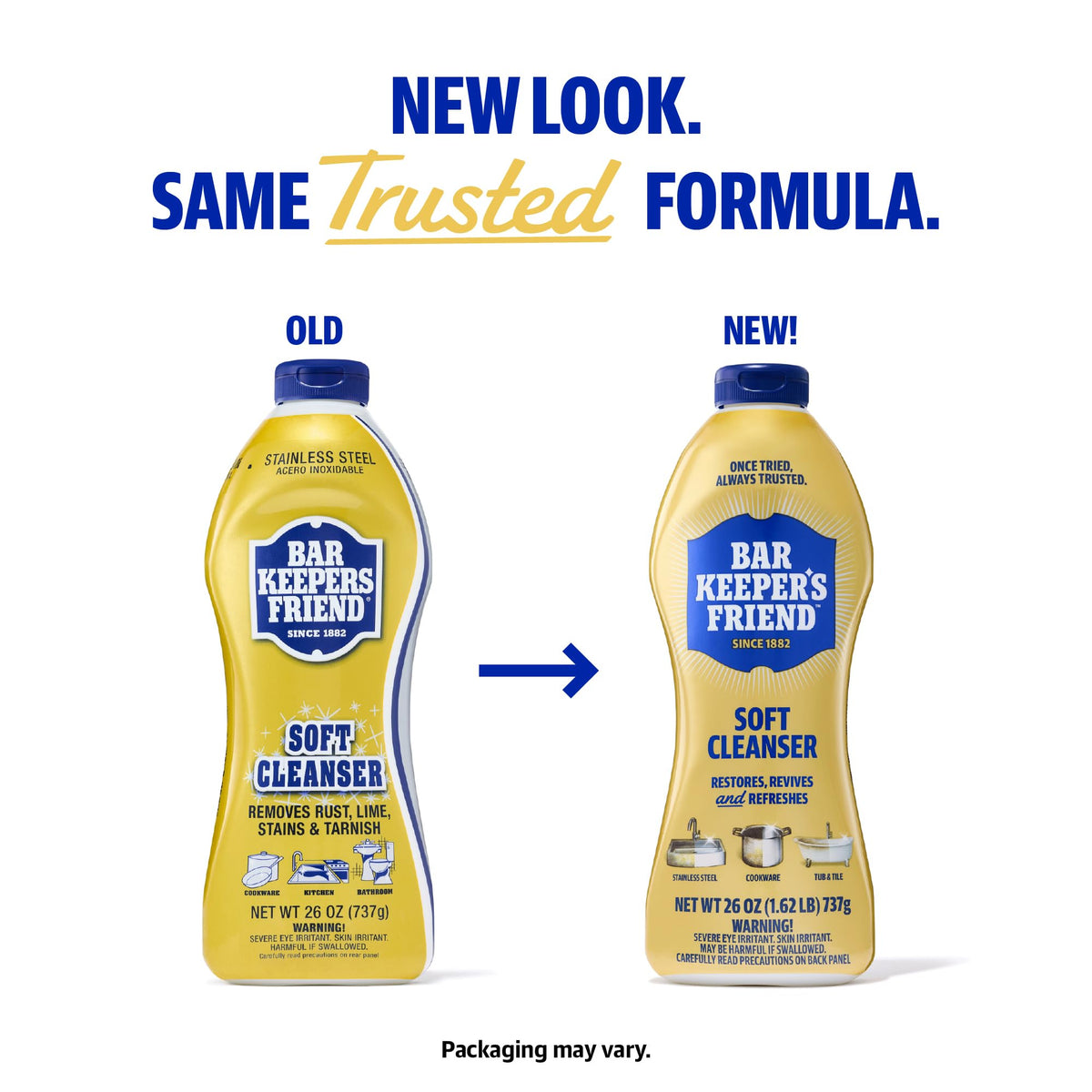 Bar Keepers Friend Soft Cleanser Liquid Multipurpose Cleaner, 13 Oz, 2 Pack