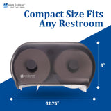 San Jamar Versatwin Tissue Dispenser R3600TBK - 1 Each