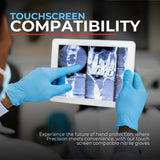 London Labs Heavy Duty 6 Mil Blue Nitrile Gloves Disposable Latex & Powder Free -Extra Stretchy Fentanyl Safe |Medical,First Aid Kit,EMT|Food Safe Rubber Gloves for Cooking & Cleaning|Bulk Pack (1000)