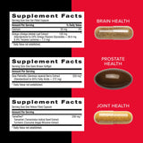 Mega Men Whole Body Ultra Premium Vitapak Program, GNC’s Best Nutrition Pack for Male Wellness, Convenient, 8 Products in 1 Packet, Memory, With Clinically Proven Ingredients, Joint Support, 30 svgs