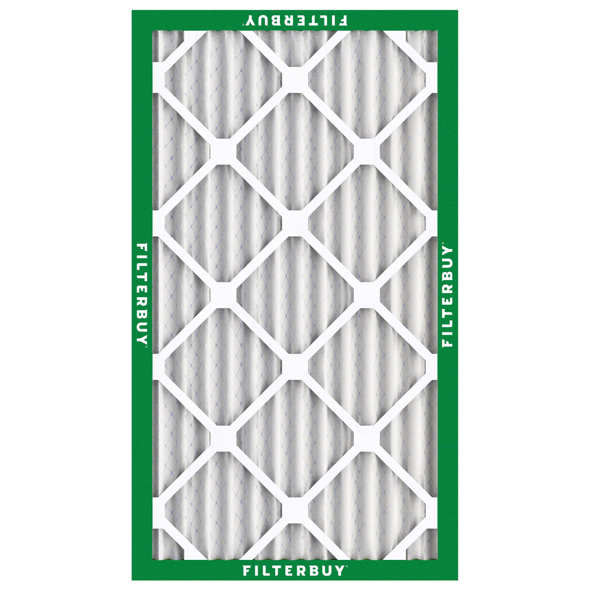Filterbuy 18x30x2 Air Filter MERV 8 Essential Dust & Allergy Defense (6-Pack), Electrostatic Pleated HVAC AC Furnace Filters Replacement (Actual Size: 17.50 x 29.50 x 1.75)
