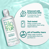 Biotrue Multi-Purpose Contact Lens Solution with Case, 10 Fl oz 2-Pack