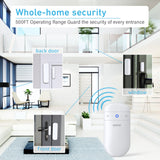 Door Chime When Door Opens, Door Opened Alarm for Home/Business Office/Bedroom Entering, 2-Sensor + 1-Receiver with 500FT Range,58 Chimes,5-Volume Level, Entry Alert for Kids/Toddler/Dementia Safety