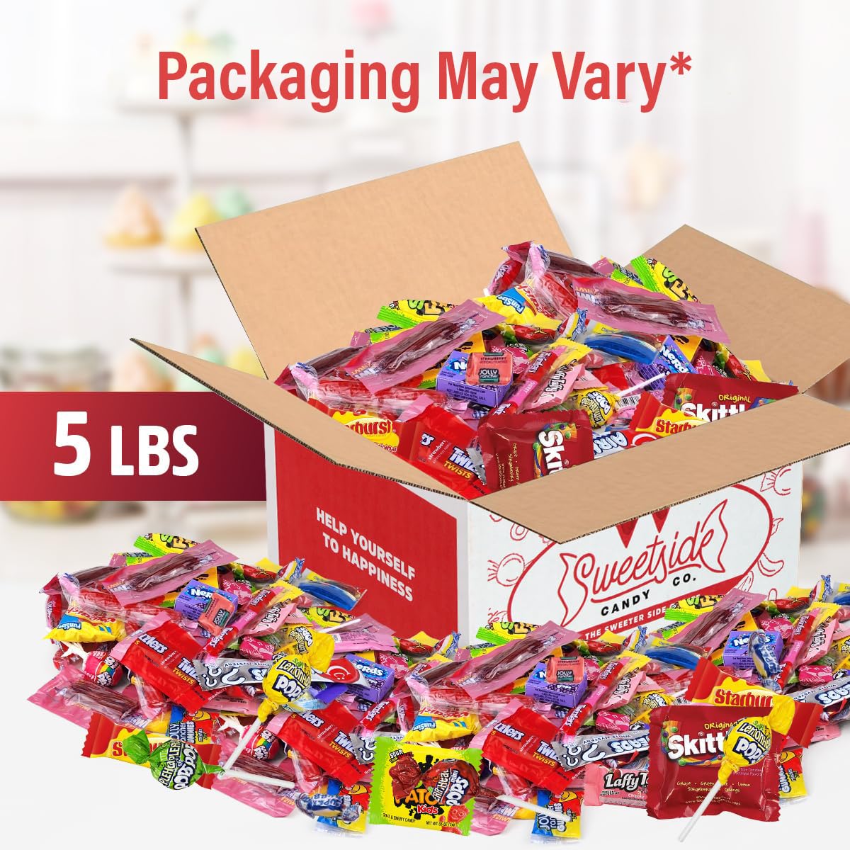Bulk Candy Individually Wrapped, Halloween Candy, 5lb