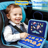 SYHLN Toddlers Montessori Busy Board Toys for 1 Year Old Boy Gifts, Educational Preschool Learning Travel Toys for Toddlers 1-3, One Year Old Boys Girls 1st Christmas Birthday Gifts Age 1-2-4