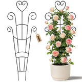 2 Pack 30'' Large Metal Plant Trellis for Climbing Plants