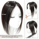 Aimeolyn Hair Toppers for Women Real Human Hair Upgrade Lace Base No Bangs Top Hair Pieces Premium Remy Toppers 12inch