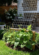 Heavy Duty Trellis Netting Roll, Oltara 5 x 350 ft Soft Mesh Nylon Garden Plant Trellis Netting Bulk for Climbing Plants, Vegetables, Fruits, Cucumber, Pea, Tomatoes