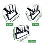 4-Tines Rake and Stirrup Hoe - Stainless Steel Cultivator for Gardening