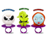 The Nightmare Before Christmas Lollipop Rings, Individually Wrapped Decorated Suckers, Halloween 2025 Candy, 18 Count