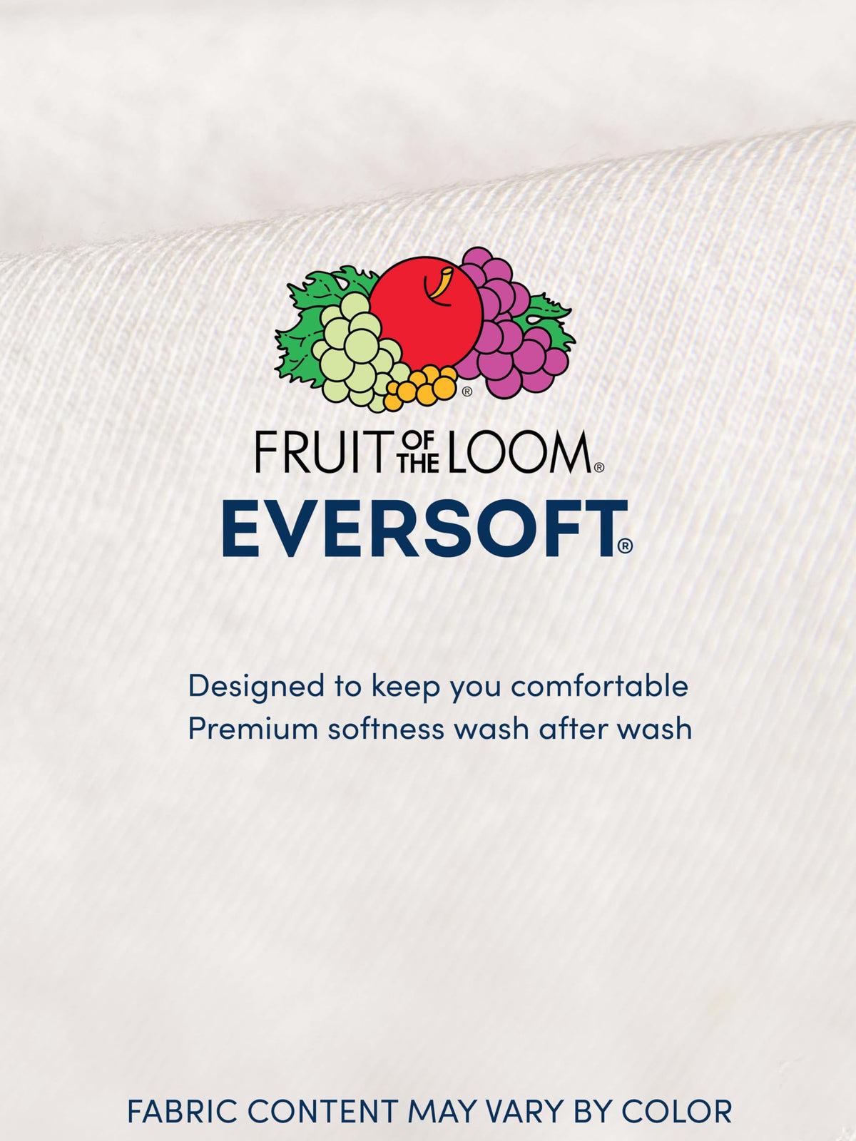 Fruit of the Loom Mens Stay Tucked Crew T-Shirt Underwear, Classic Fit - White 6 Pack, Large US