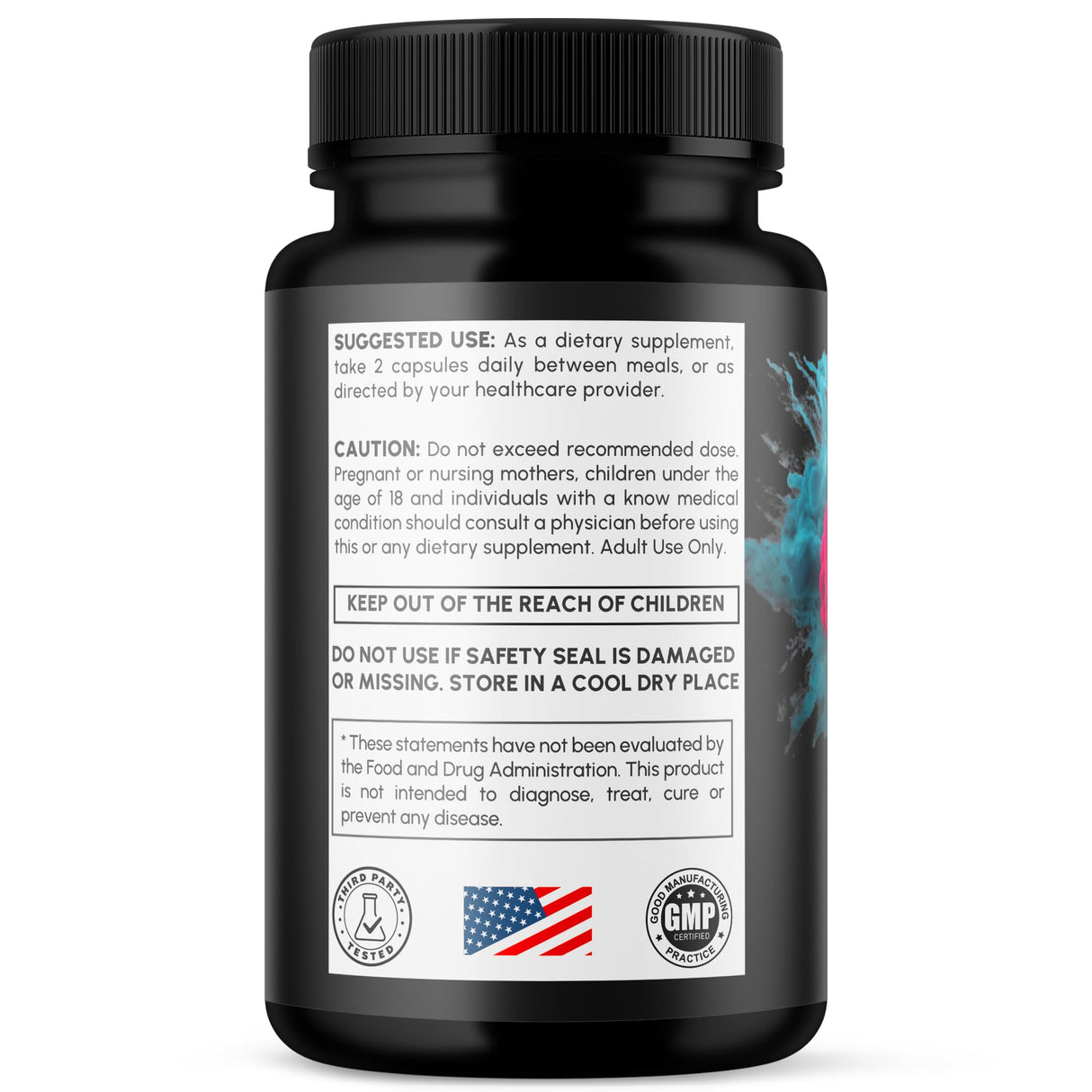 (2 Pack) IQ Blast Pro Capsules, IQ Blast Pro Official Capsules with All Natural Ingredients, IQBlast Advanced Brain Formula Multivitamin Health & Wellness Pills, Max Strength Supplement (120 Count)