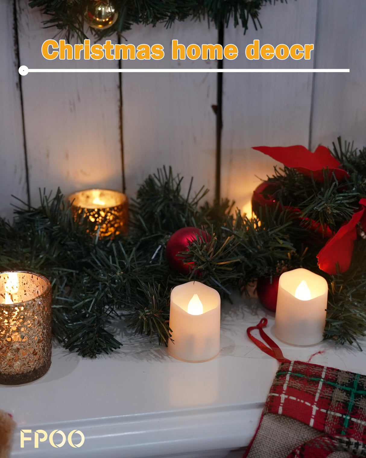 12 PCS Rechargeable Candles Flameless Tea Lights with Remote, USB LED Tealights with Timer Flickering Fake Candle, Votive Tea Light for Halloween, Holiday, Christmas, Party, Home Decorations