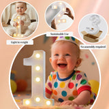NANXU LED Marquee Light Up Numbers Sign - Lighted Birthday Numbers Sign for 21st Birthday Party Decoration, Bar Wall, Home, Table Room, Wedding and Christmas Decorations, Number 21