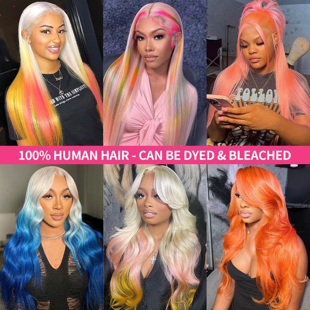 30 Inch 613 13x6 Lace Front Wig Human Hair 200 Density 613 Lace Front Wig Human Hair Straight Blonde Wig Human Hair 613 Hd Lace Frontal Wig 13x6 Pre Plucked With Baby Hair
