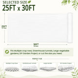 30x25Ft Garden Netting, Fine Mesh Insect Netting for Plant Protection