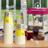 32 Oz Popcorn Buckets 50 Pack Retro Style Disposable Popcorn Box Grease Resistant Small Popcorn Holer for Home Movie Night Birthday Christmas Concession Stands Popcorn Bars