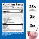 Nutricost Whey Protein Concentrate (Strawberry Milkshake) 2LBS - Gluten Free & Non-GMO