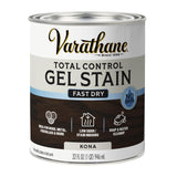 Varathane Total Control Gel Stain | Low Odor Water-Based Formula | Thick Gel Formula for Vertical Surfaces | Ideal for Wood, Metal & Fiberglass | Quart | Kona | 2 Pack
