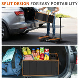 Collapsible Foldable Wagon Cart Heavy Duty, 3-in-1 Utility Dolly Wagons Carts with Wheels, Portable Folding Hand Truck with Removable Bag for Groceries, Laundry, Sports, Office
