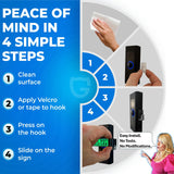 Nap Guardian – The Original – Invented in USA – No Soliciting Doorbell Cover for Ring & Video Doorbells – Blocks Button to Stop Ringing – Rotates Do Not Disturb/No Soliciting